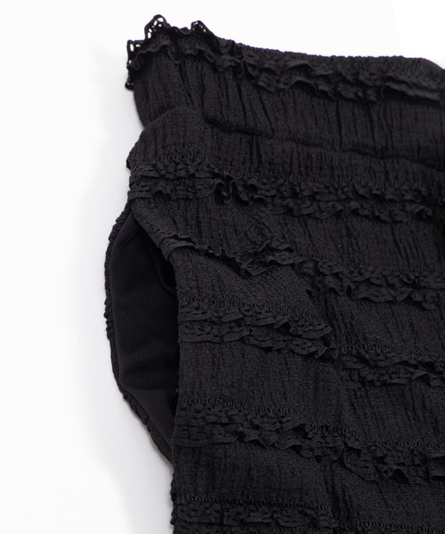 PUNYUS(プニュズ)の「レースフリルフレアパンツ(その他パンツ・レディース・ホワイト/ブラック・1/2/3/4/5)」の19枚目の写真