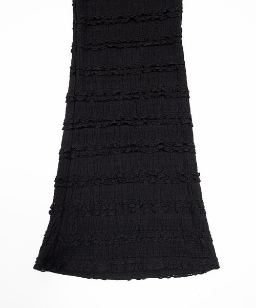 PUNYUS(プニュズ)の「レースフリルフレアパンツ(その他パンツ・レディース・ホワイト/ブラック・1/2/3/4/5)」の20枚目の写真