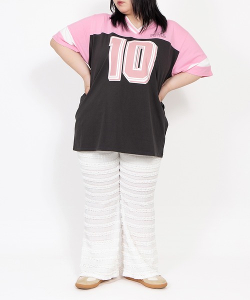 PUNYUS(プニュズ)の「レースフリルフレアパンツ(その他パンツ・レディース・ホワイト/ブラック・1/2/3/4/5)」の22枚目の写真