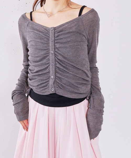 archives(アルシーヴ)の「レイヤードカットSET TOPS(アンサンブル・レディース・ピンク/チャコールグレー/ブルー/ブラック・MEDIUM)」の1枚目の写真