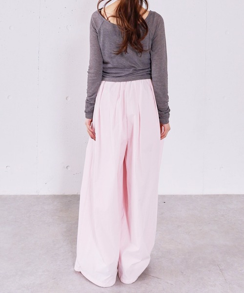 archives(アルシーヴ)の「レイヤードカットSET TOPS(アンサンブル・レディース・ピンク/チャコールグレー/ブルー/ブラック・MEDIUM)」の11枚目の写真