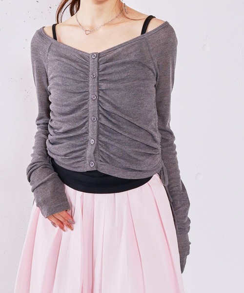 archives(アルシーヴ)の「レイヤードカットSET TOPS(アンサンブル・レディース・ピンク/チャコールグレー/ブルー/ブラック・MEDIUM)」の6枚目の写真