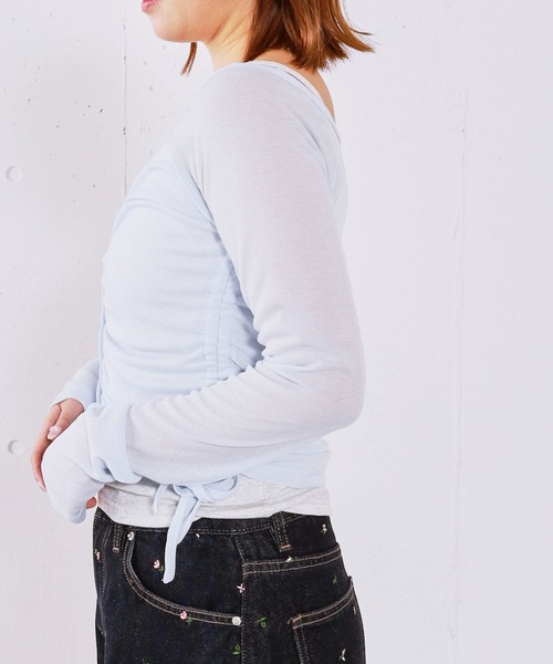 archives(アルシーヴ)の「レイヤードカットSET TOPS(アンサンブル・レディース・ピンク/チャコールグレー/ブルー/ブラック・MEDIUM)」の21枚目の写真