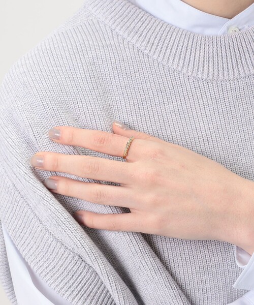 sumikaneko(スミカネコ)の「sumikaneko feel rain リング(リング・レディース・ゴールド・M/S)」の2枚目の写真