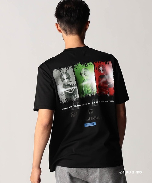 NICOLE CLUB FOR MEN(ニコルクラブフォーメン)の「<仮面ライダー>コラボTシャツ(Tシャツ/カットソー・メンズ・ブラック系その他2/ブラック/ホワイト系その他/ホワイト系その他2/ブラック系その他/オフホワイト・XX-LARGE/X-LARGE/LARGE/MEDIUM)」の8枚目の写真