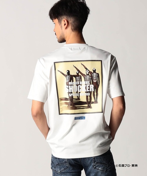 NICOLE CLUB FOR MEN(ニコルクラブフォーメン)の「<仮面ライダー>コラボTシャツ(Tシャツ/カットソー・メンズ・ブラック系その他2/ブラック/ホワイト系その他/ホワイト系その他2/ブラック系その他/オフホワイト・XX-LARGE/X-LARGE/LARGE/MEDIUM)」の9枚目の写真