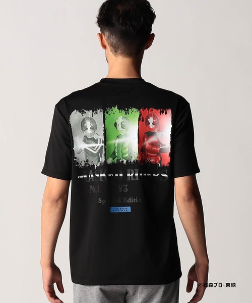 NICOLE CLUB FOR MEN(ニコルクラブフォーメン)の「<仮面ライダー>コラボTシャツ(Tシャツ/カットソー・メンズ・ブラック系その他2/ブラック/ホワイト系その他/ホワイト系その他2/ブラック系その他/オフホワイト・XX-LARGE/X-LARGE/LARGE/MEDIUM)」の16枚目の写真