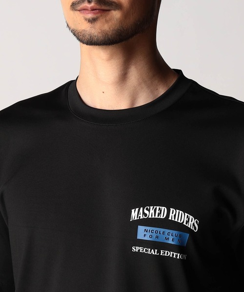 NICOLE CLUB FOR MEN(ニコルクラブフォーメン)の「<仮面ライダー>コラボTシャツ(Tシャツ/カットソー・メンズ・ブラック系その他2/ブラック/ホワイト系その他/ホワイト系その他2/ブラック系その他/オフホワイト・XX-LARGE/X-LARGE/LARGE/MEDIUM)」の18枚目の写真