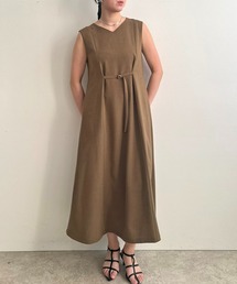 ウエストベルトワンピース