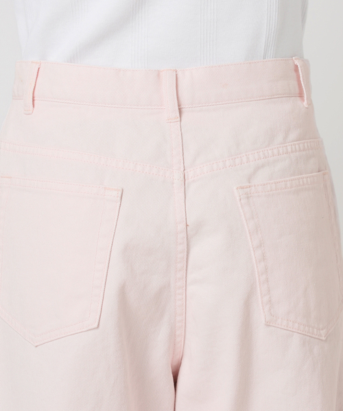 U by SPICK&SPAN（ユーバイスピックアンドスパン）の「《追加》カラールーズデニム（デニムパンツ・レディース・ピンク・36/38）」の13枚目の写真