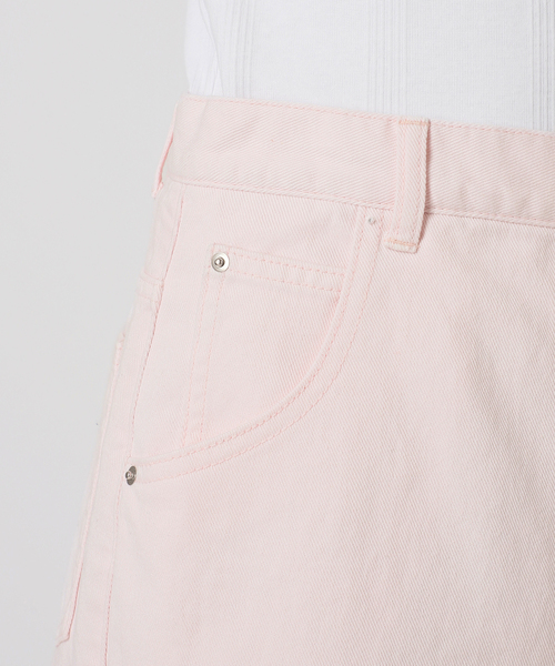 U by SPICK&SPAN（ユーバイスピックアンドスパン）の「《追加》カラールーズデニム（デニムパンツ・レディース・ピンク・36/38）」の10枚目の写真