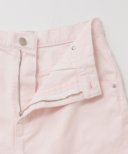 U by SPICK&SPAN（ユーバイスピックアンドスパン）の「《追加》カラールーズデニム（デニムパンツ・レディース・ピンク・36/38）」の9枚目の写真