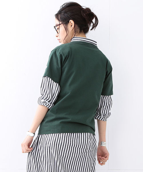 Champion（チャンピオン）の「CHAMPION / US Tシャツ（Tシャツ/カットソー・レディース・ホワイト/グレー/ダークグリーン・SMALL）」の8枚目の写真