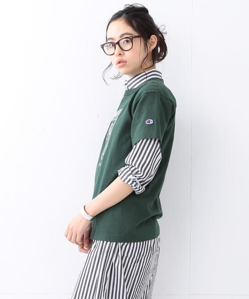 Champion（チャンピオン）の「CHAMPION / US Tシャツ（Tシャツ/カットソー・レディース・ホワイト/グレー/ダークグリーン・SMALL）」の19枚目の写真