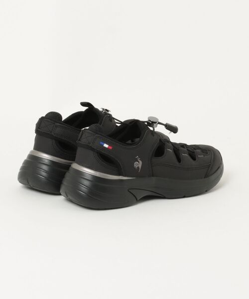 le coq sportif(ルコックスポルティフ)の「le coq sportif ルコックスポルティフ LCS LORRAINE SS【軽量】レディーススニーカーサンダル(LCSロレーヌSS)(サンダル・レディース・ベージュ/グレー/ブラック・22.5cm/23.0cm/23.5cm/24.0cm/24.5cm/25.0cm)」の4枚目の写真