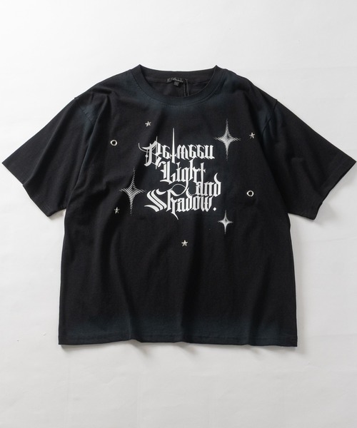 JOHN'S CLOSET（ジョンズクローゼット）の「【13】アイレットホールデザイン スプレー加工Tシャツ（Tシャツ/カットソー・メンズ・カーキ/ブラック/アイボリー・LARGE/MEDIUM）」の12枚目の写真