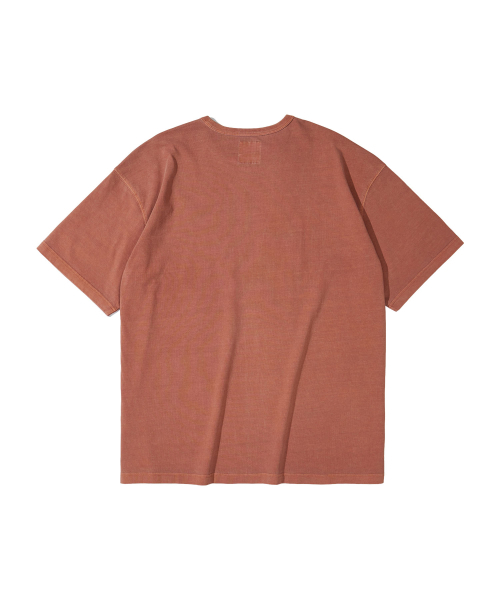 KALAPATTHAR（カラパタール）の「KP SYMBOL LOGO PIGMENT WASHED SHORT-SLEEVED T-SHIRT - ORANGE（Tシャツ/カットソー・メンズ・その他・MEDIUM/LARGE/X-LARGE）」の5枚目の写真