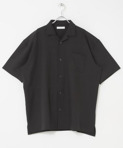 SENSE OF PLACE by URBAN RESEARCH（センスオブプレイスバイアーバンリサーチ）の「『速乾』ドライタッチオープンカラールーズショートスリーブシャツ（シャツ/ブラウス・メンズ・ブラック/ネイビー/ライトベージュ/チャコールグレー・MEDIUM/LARGE/SMALL）」の12枚目の写真