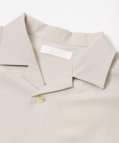 SENSE OF PLACE by URBAN RESEARCH（センスオブプレイスバイアーバンリサーチ）の「『速乾』ドライタッチオープンカラールーズショートスリーブシャツ（シャツ/ブラウス・メンズ・ブラック/ネイビー/ライトベージュ/チャコールグレー・MEDIUM/LARGE/SMALL）」の18枚目の写真