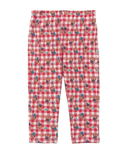 Belle Maison(ベルメゾン)の「SWIMMERコラボ 総柄レギンスパンツ(その他パンツ・キッズ・レッド系その他2/ライトピンク・80/90/100/110/120)」の2枚目の写真