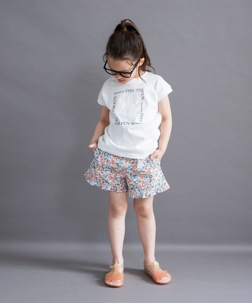 DRC branshes(ディーアールシーブランシェス)の「【WEB限定/DRC】アソートロゴフレンチスリーブトップス(タンクトップ・キッズ・エメラルド/ブラック/その他4/オフホワイト/チャコールグレー/ピンク/ラベンダー/その他2/その他3/マスタード/その他1/ネイビー・130/140/100/120/110/150)」の15枚目の写真
