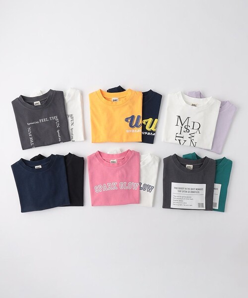DRC branshes(ディーアールシーブランシェス)の「【WEB限定/DRC】アソートロゴフレンチスリーブトップス(タンクトップ・キッズ・エメラルド/ブラック/その他4/オフホワイト/チャコールグレー/ピンク/ラベンダー/その他2/その他3/マスタード/その他1/ネイビー・130/140/100/120/110/150)」の17枚目の写真