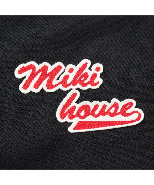 MIKI HOUSE(ミキハウス)の「ロゴフーディー(大人用)(パーカー・レディース・ブラック/ホワイト/ネイビー・L(175-185cm)/M(165-175cm)/S(155-165cm))」の6枚目の写真