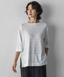 ボーダーTシャツニット