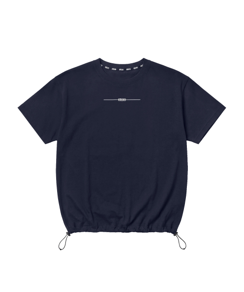 KRUXH(クルクス)の「ペガサスドローストリングTディープネイビー(Tシャツ/カットソー・レディース・その他・1/2)」の2枚目の写真