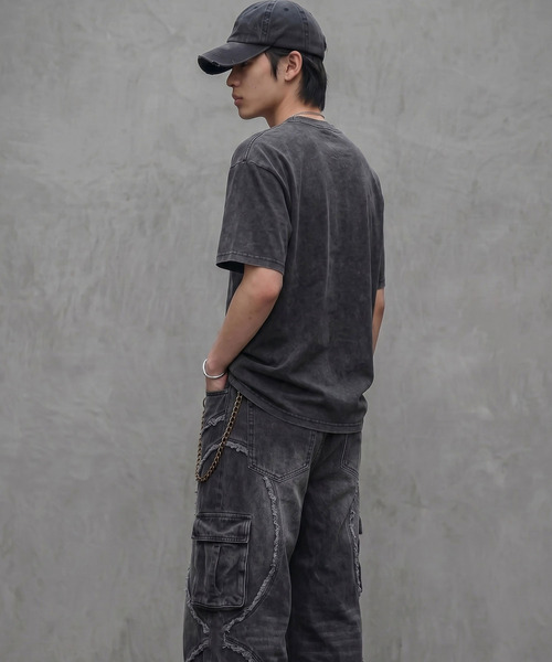 SILVER BULLET(シルバーバレット)の「『SILVER BULLET SELECT AP/シルバーバレットセレクト』刺繍メタルロゴ半袖Tシャツ【Z】(Tシャツ/カットソー・メンズ・ピンク系1/ホワイト/ブラック系1・L/M)」の6枚目の写真