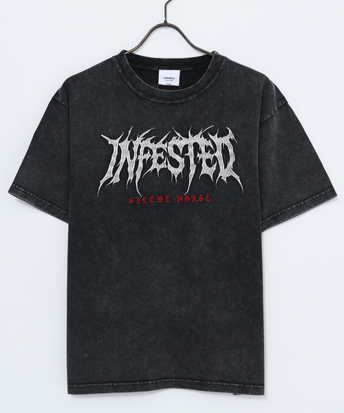 SILVER BULLET(シルバーバレット)の「『SILVER BULLET SELECT AP/シルバーバレットセレクト』刺繍メタルロゴ半袖Tシャツ【Z】(Tシャツ/カットソー・メンズ・ピンク系1/ホワイト/ブラック系1・L/M)」の11枚目の写真