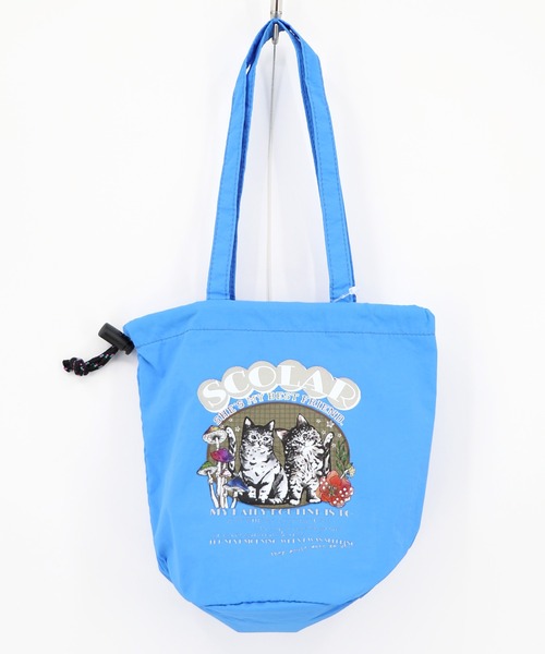 ScoLar（スカラー）の「662441：FRUIT OF THE LOOM×ScoLarコラボ ナイロンミニバッグ（ハンドバッグ・レディース・ネイビー/ブラック/ブルー/ピンク/グリーン・FREE）」の14枚目の写真