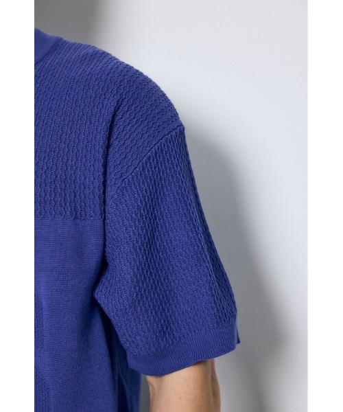 AZUL by moussy(アズールバイマウジー)の「ナンバリングニットトップス(ニット/セーター・メンズ・ブルー/ブラック/オフホワイト・LARGE/MEDIUM)」の22枚目の写真