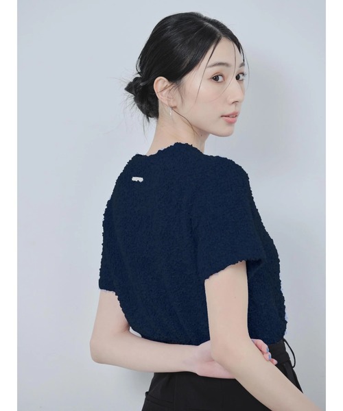 BLUE×PALANG(ブルーパラン)の「MOJA SHORT KNIT(Tシャツ/カットソー・レディース・ネイビー/ブルー/バイオレット・FREE)」の14枚目の写真