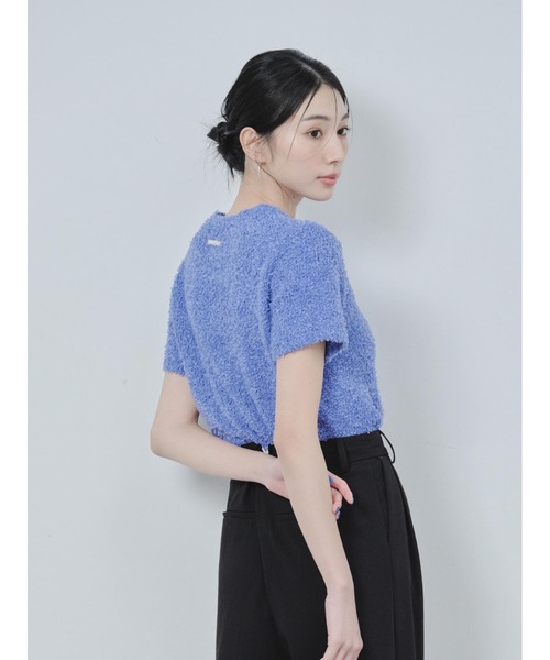BLUE×PALANG(ブルーパラン)の「MOJA SHORT KNIT(Tシャツ/カットソー・レディース・ネイビー/ブルー/バイオレット・FREE)」の18枚目の写真