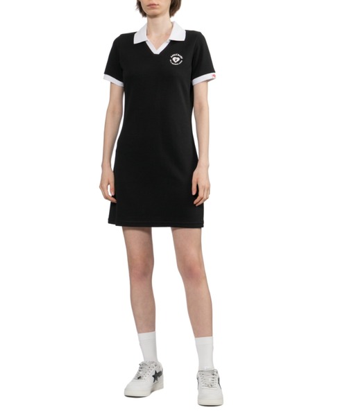 A BATHING APE(アベイシングエイプ)の「APEE BABY PRINTED POLO DRESS(ワンピース・レディース・ネイビー/ブラック/レッド・X-SMALL/SMALL)」の7枚目の写真