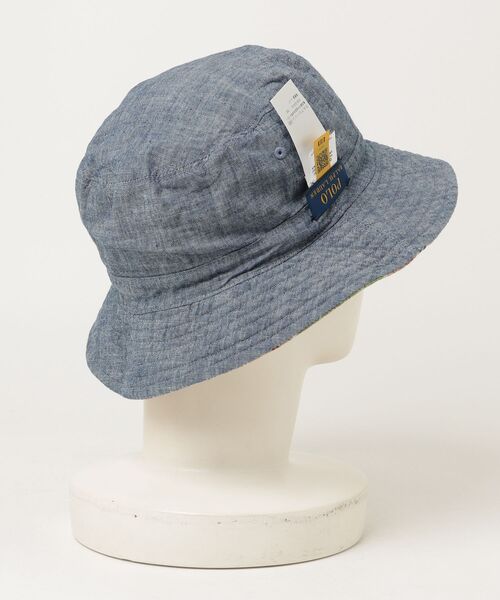 POLO RALPH LAUREN CHILDRENSWEAR(ポロ ラルフ ローレン チルドレンズウェア)の「パッチワーク リバーシブル コットン バケット ハット(ハット・キッズ・マルチ・ONE)」の6枚目の写真