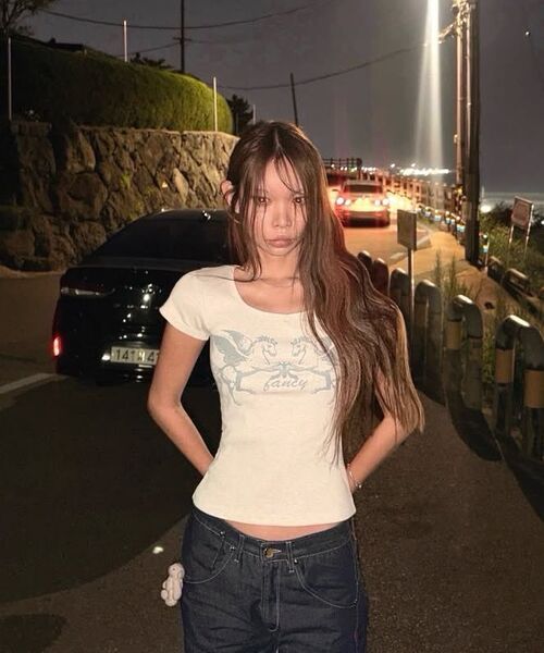 FANCY CLUB(ファンシークラブ)の「ペガサスリブトップ(オートミール)F26QB058(Tシャツ/カットソー・レディース・その他・ONE)」の7枚目の写真