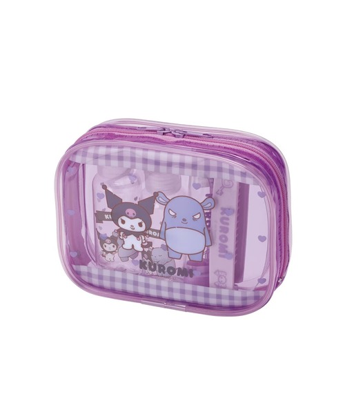 sanrio(サンリオ)の「(SK)【Sanrio】トラベルセット 歯ブラシ くし ポーチ ボトル 携帯 旅行 かわいい クロミ コンパクト(トラベルグッズ・レディース・ピンク系/レッド系/グリーン系/ブルー系/パープル系・ONE SIZE)」の3枚目の写真