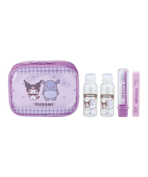 sanrio(サンリオ)の「(SK)【Sanrio】トラベルセット 歯ブラシ くし ポーチ ボトル 携帯 旅行 かわいい クロミ コンパクト(トラベルグッズ・レディース・ピンク系/レッド系/グリーン系/ブルー系/パープル系・ONE SIZE)」の10枚目の写真