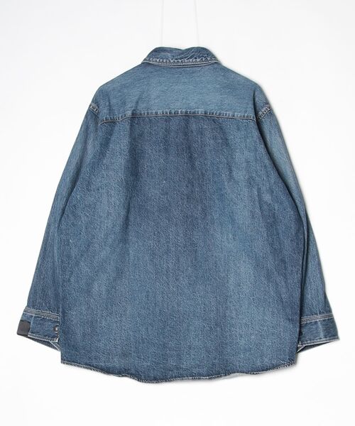 STUDIOUS(ステュディオス)の「2252-SH22-009-W DENIML/S SHIRTS WASHED(Tシャツ/カットソー・メンズ・ブルー・36/38)」の2枚目の写真