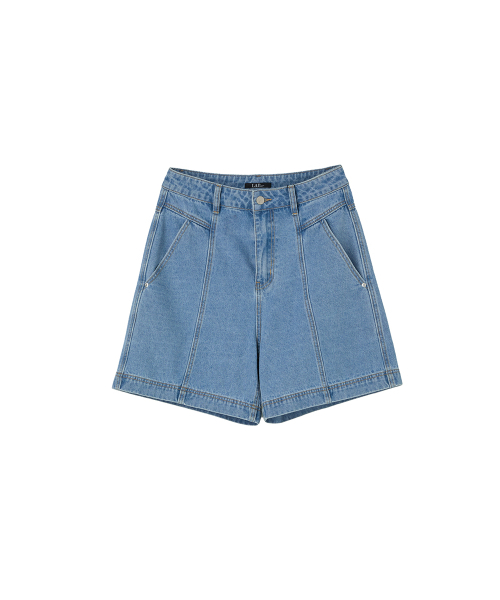 LAP(ラップ)の「切り替えラインデニムショーツ AS2DP560(デニムパンツ・レディース・ブラック/スカイブルー・SMALL/MEDIUM/LARGE)」の7枚目の写真