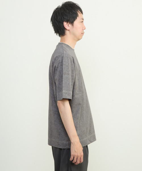 MEN'S MELROSE（メンズメルローズ）の「ムラプリントTシャツ（Tシャツ/カットソー・メンズ・チャコールグレー/ライトグレー・4/3）」の21枚目の写真