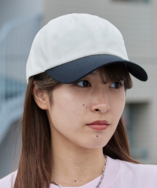 FLEXFIT（フレックスフィット）の「flexfit/フレックスフィット キャップ 配色 バイカラー ツートン シンプル 2026年 夏 夏服（キャップ・メンズ・ネイビー/ブラウン/グレー/アイボリー/スミクロ・FREE）」の9枚目の写真