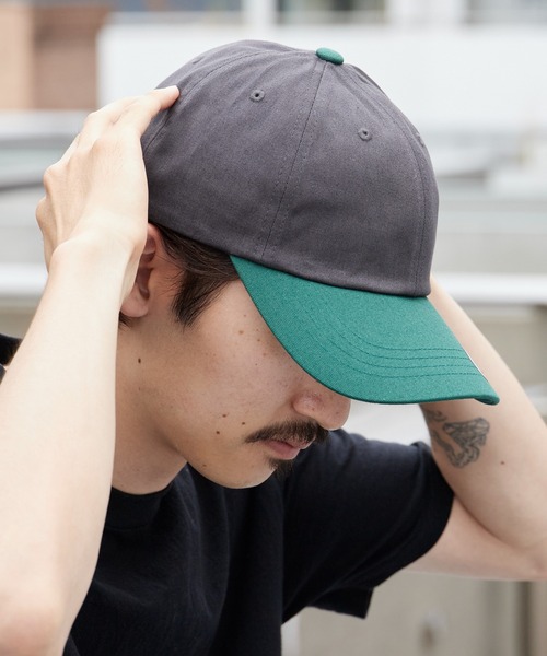 FLEXFIT（フレックスフィット）の「flexfit/フレックスフィット キャップ 配色 バイカラー ツートン シンプル 2026年 夏 夏服（キャップ・メンズ・ネイビー/ブラウン/グレー/アイボリー/スミクロ・FREE）」の14枚目の写真