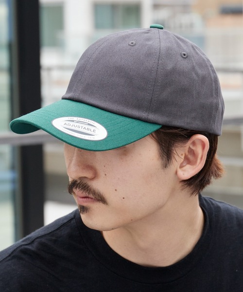 FLEXFIT（フレックスフィット）の「flexfit/フレックスフィット キャップ 配色 バイカラー ツートン シンプル 2026年 夏 夏服（キャップ・メンズ・ネイビー/ブラウン/グレー/アイボリー/スミクロ・FREE）」の15枚目の写真