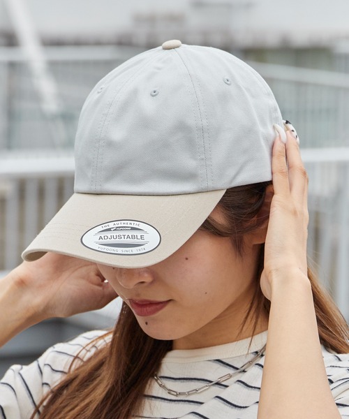 FLEXFIT（フレックスフィット）の「flexfit/フレックスフィット キャップ 配色 バイカラー ツートン シンプル 2026年 夏 夏服（キャップ・メンズ・ネイビー/ブラウン/グレー/アイボリー/スミクロ・FREE）」の19枚目の写真
