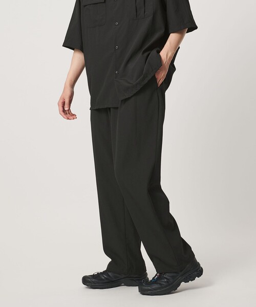 UNITED ARROWS(ユナイテッドアローズ)の「DotAir ドットエア ヘムコード 2プリーツ パンツ 吸水速乾 タテストレッチ(スラックス・メンズ・ダークブラウン/ブラック・XL/S/L/M)」の6枚目の写真