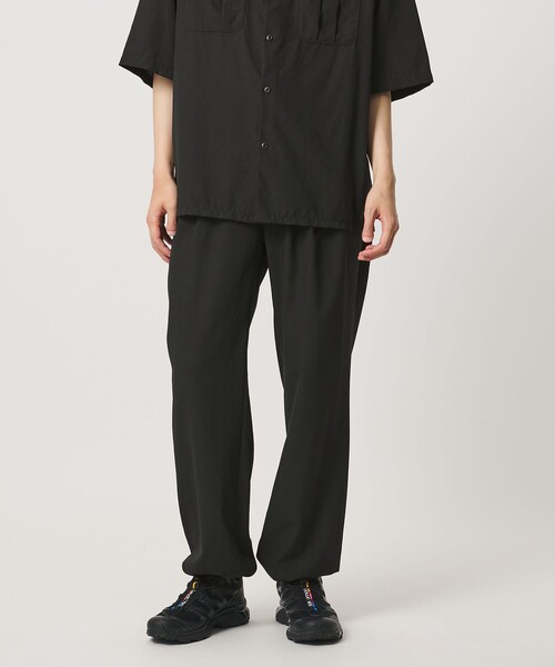UNITED ARROWS(ユナイテッドアローズ)の「DotAir ドットエア ヘムコード 2プリーツ パンツ 吸水速乾 タテストレッチ(スラックス・メンズ・ダークブラウン/ブラック・XL/S/L/M)」の7枚目の写真