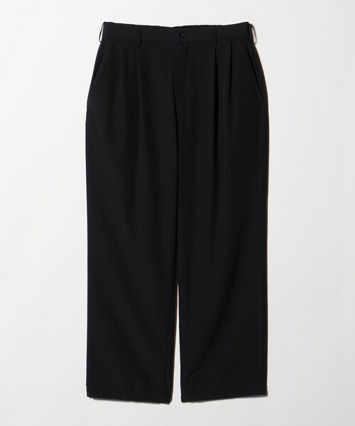 UNITED ARROWS(ユナイテッドアローズ)の「DotAir ドットエア ヘムコード 2プリーツ パンツ 吸水速乾 タテストレッチ(スラックス・メンズ・ダークブラウン/ブラック・XL/S/L/M)」の13枚目の写真